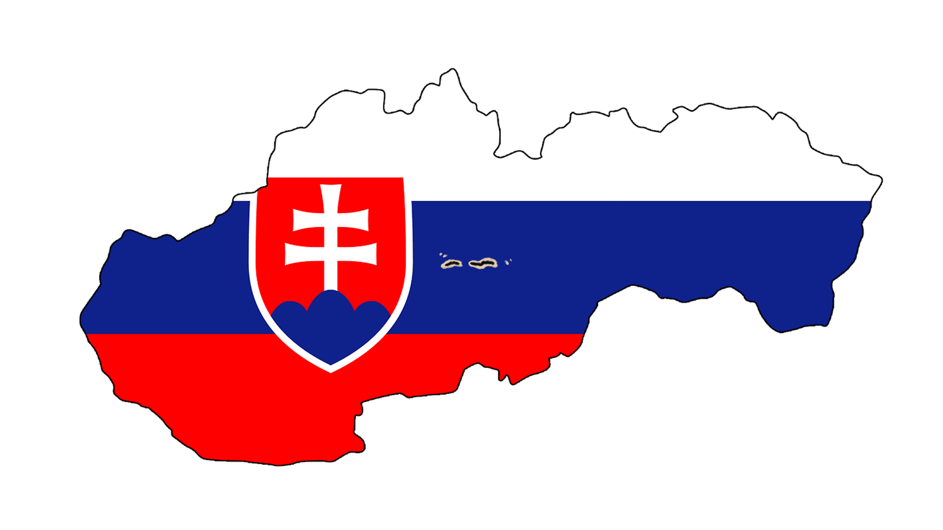 Animovaná mapa Slovenska, ktorá symbolizuje boj proti korupcii.